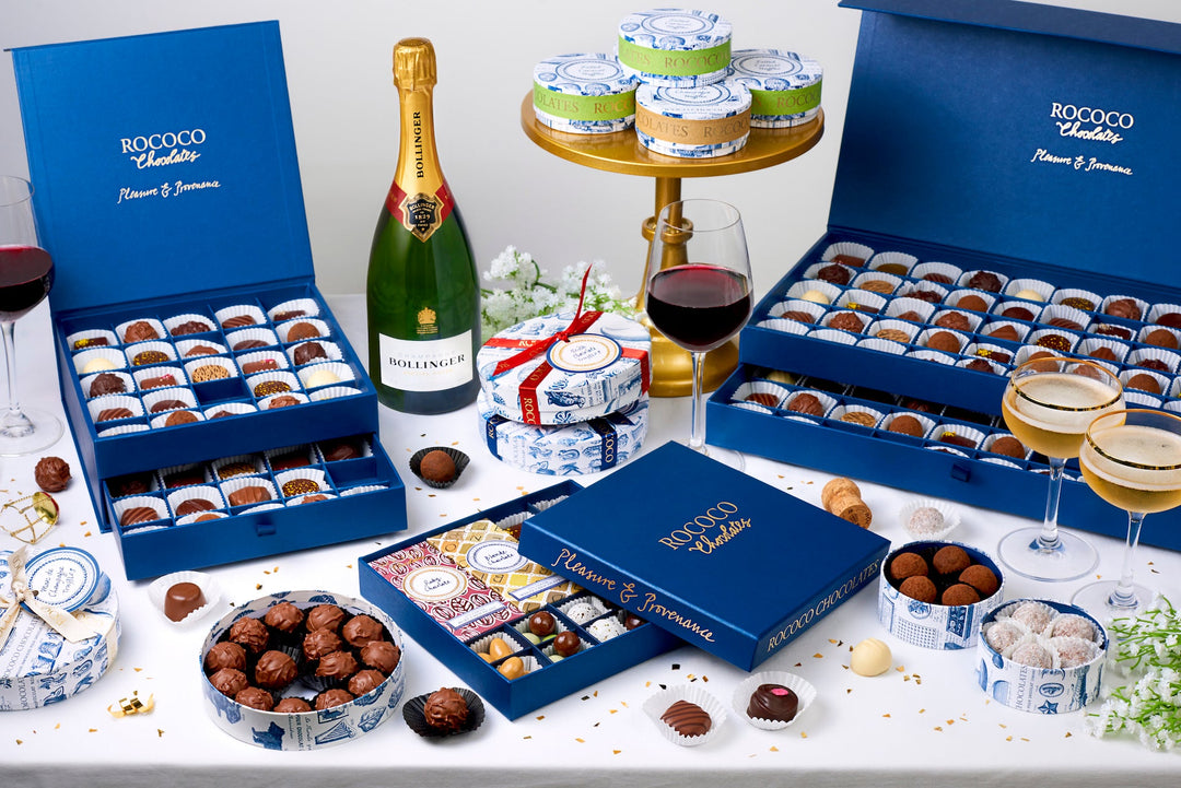 Shop sweet gifts for Diwali. Celebrate The Festival Of Light with Rococo Chocolates. Our collection is packed with sharing gift boxes and delicious nibbles fit for every dinner party guest.