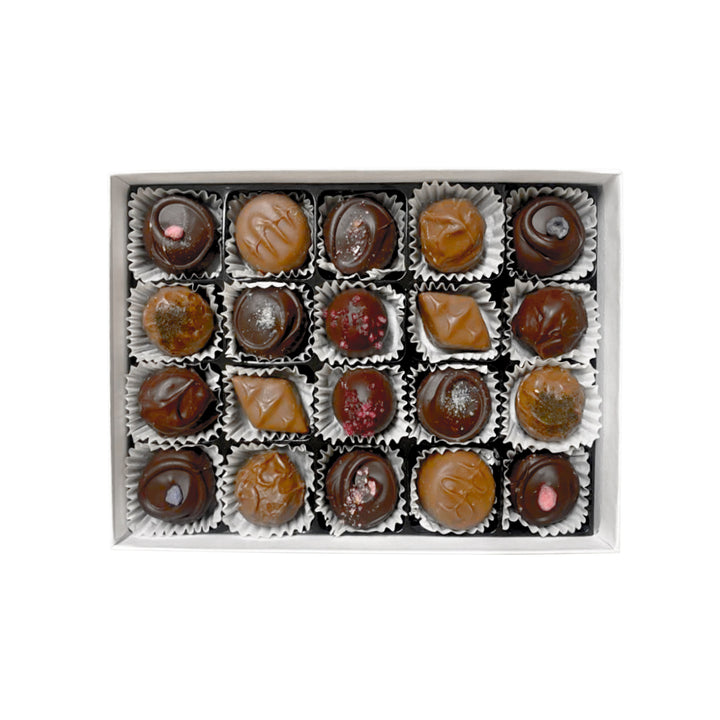 Delicious handmade chocolates from the best British chocolate shop, available for delivery as luxurious chocolate gifts.