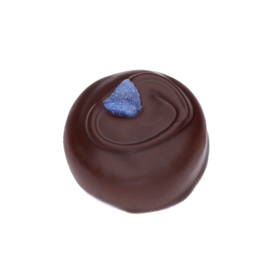 RC - Dark Chocolate Violet Cream - Rococo Chocolates