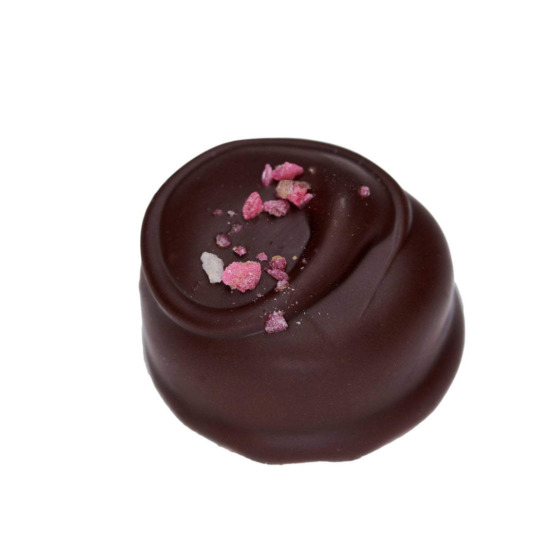 RC - Dark Chocolate Geranium Cream - Rococo Chocolates