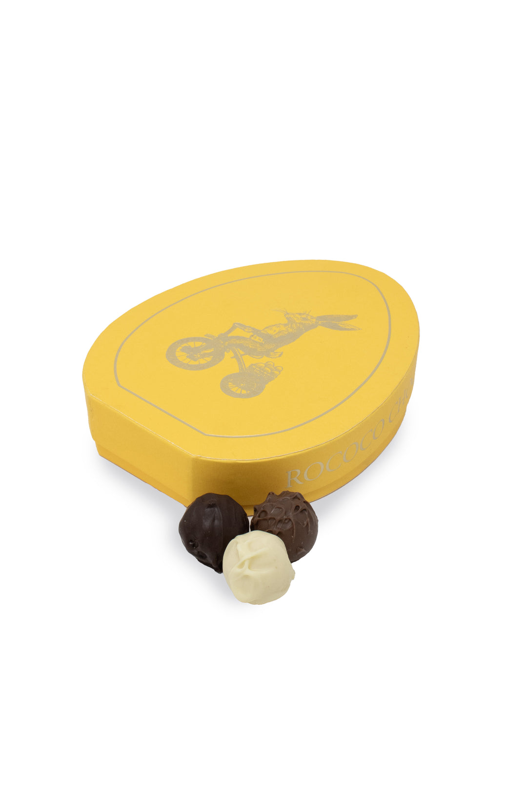 Easter Chocolate Box with Milk, Dark and White Truffles - Alcohol Free