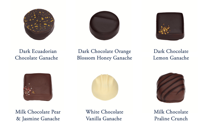 London Chocolate Shop | Coffee Chocolate Ginger Chocolate Praline Ganache Truffle