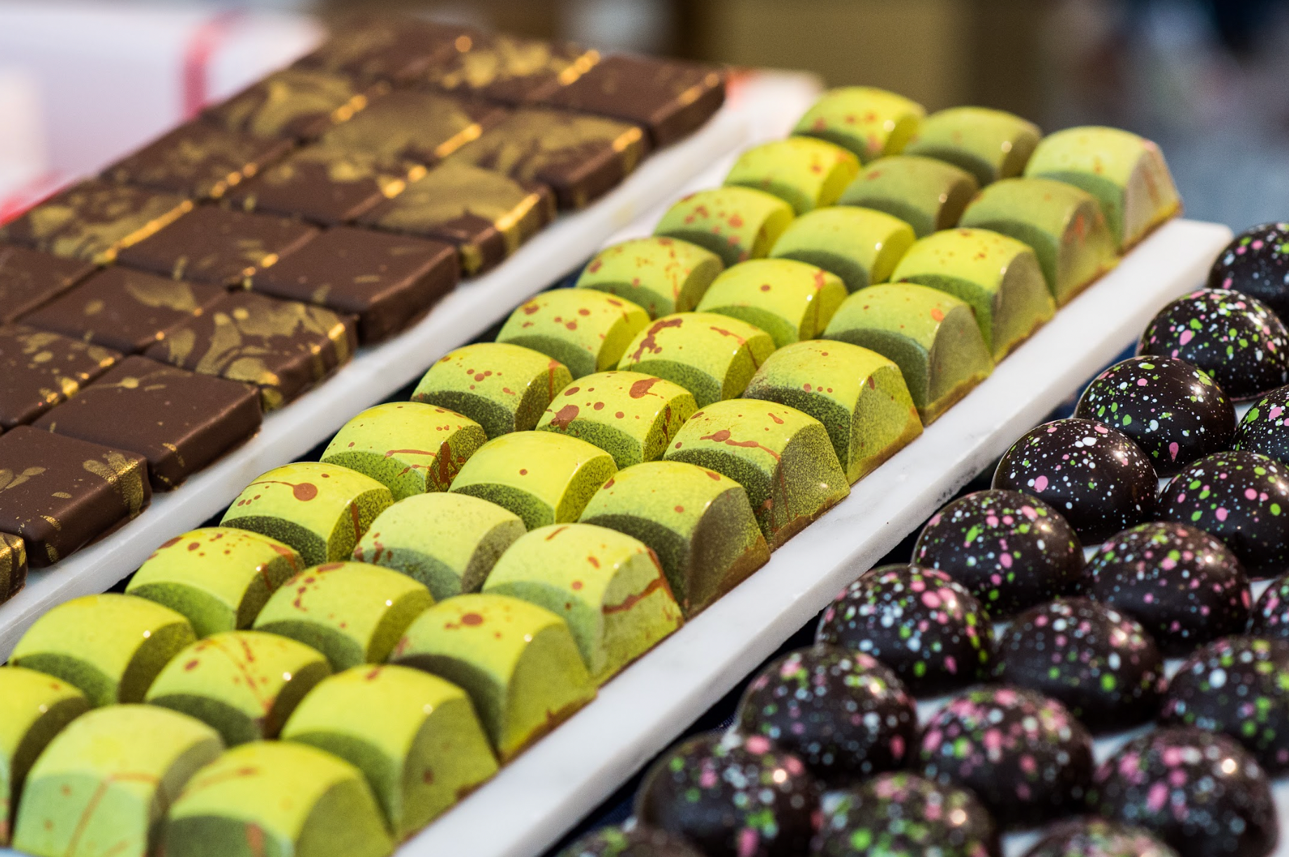 Rococo Chocolates London | Pick and mix fresh chocolates to make up your own chocolate box or ballotin.