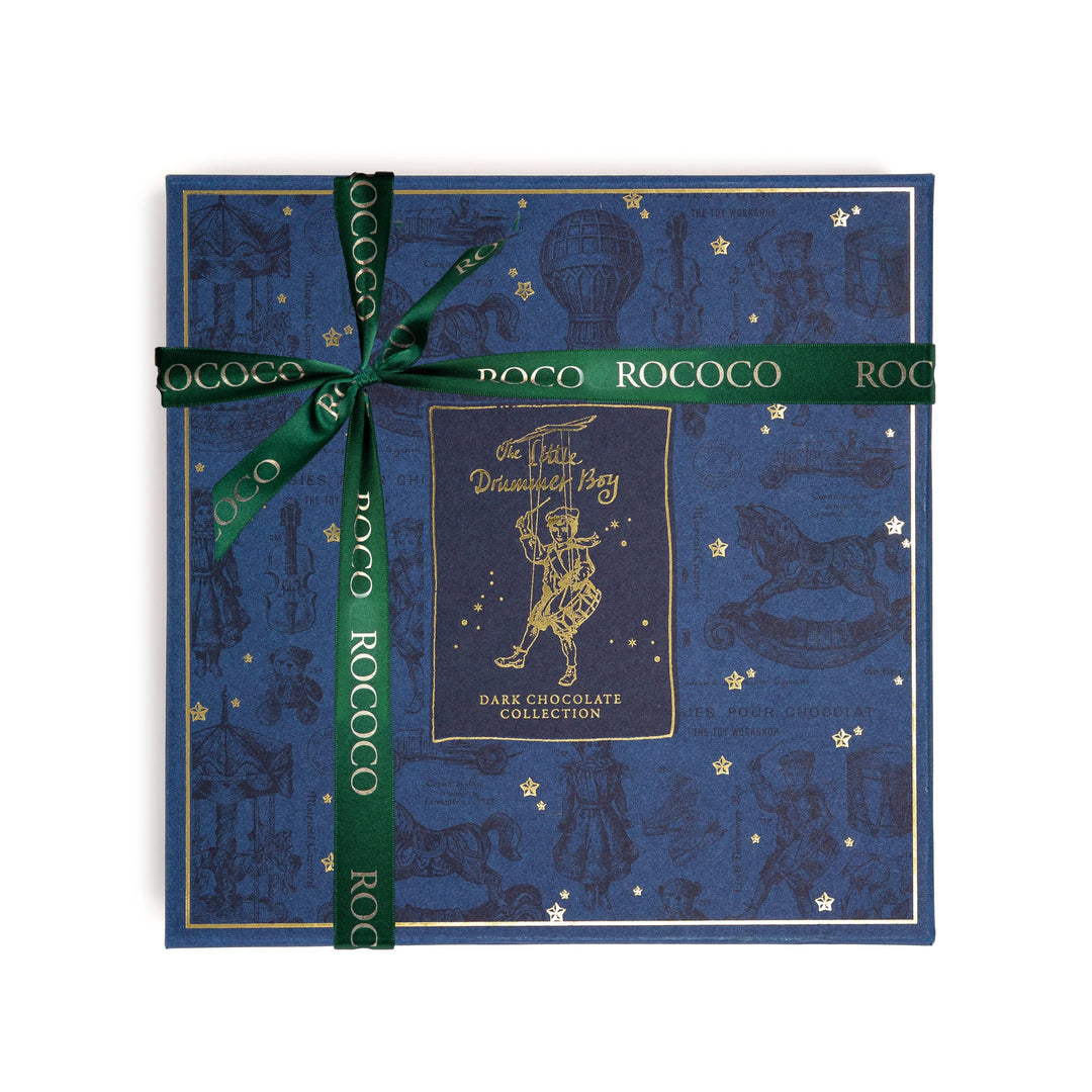 The Little Drummer Boy - 25pc Dark Chocolate Collection - Rococo Chocolates